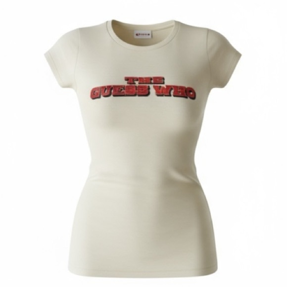 Tops - The Guess Who Cream Band Tee